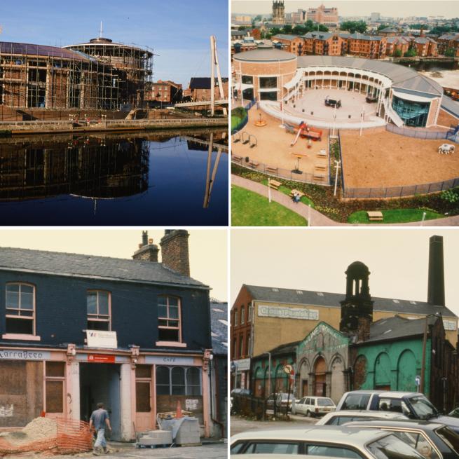 Images of Leeds City Centre 1988-1995
