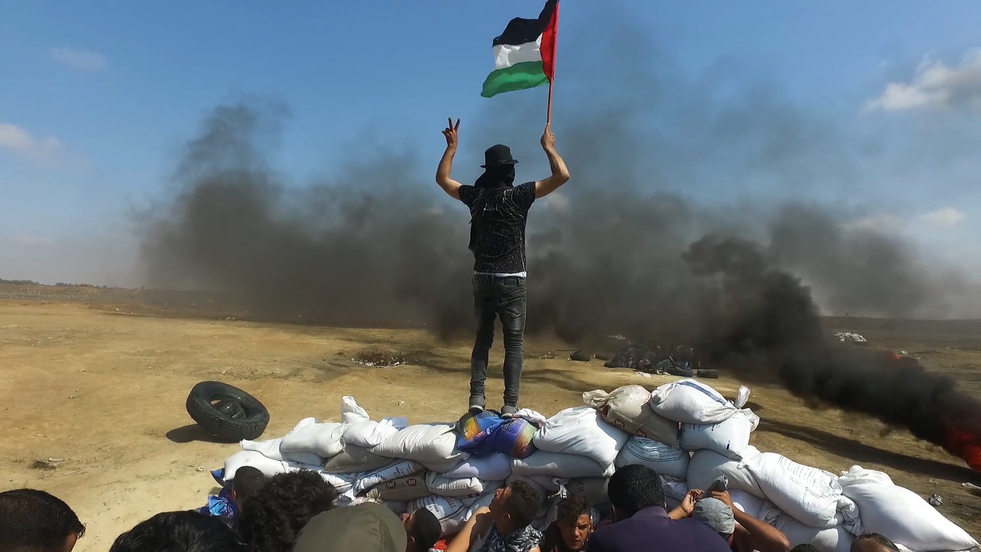We are screening this double bill of two fascinating films about Gaza's 2018 March of Return protest movement twice.  At the second screening (on May 1st) there will be a Q&A facilitated by Juman Quneis, a Palestinian Filmmaker and teacher of journalism.