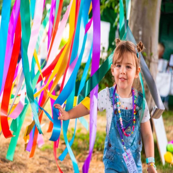 Colourful streamers 