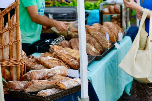 a bread stall