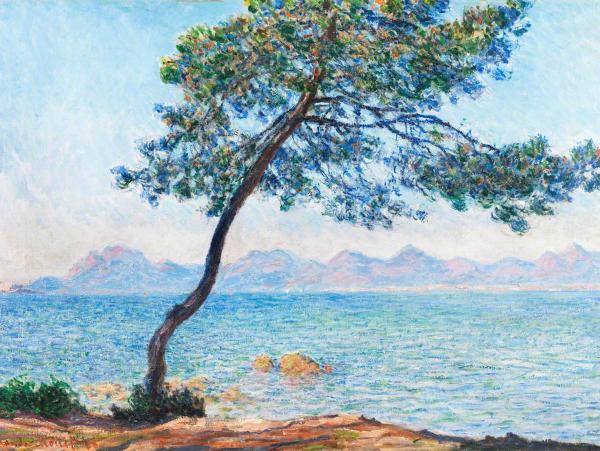 Monet tree painting