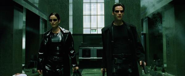 The Matrix film still