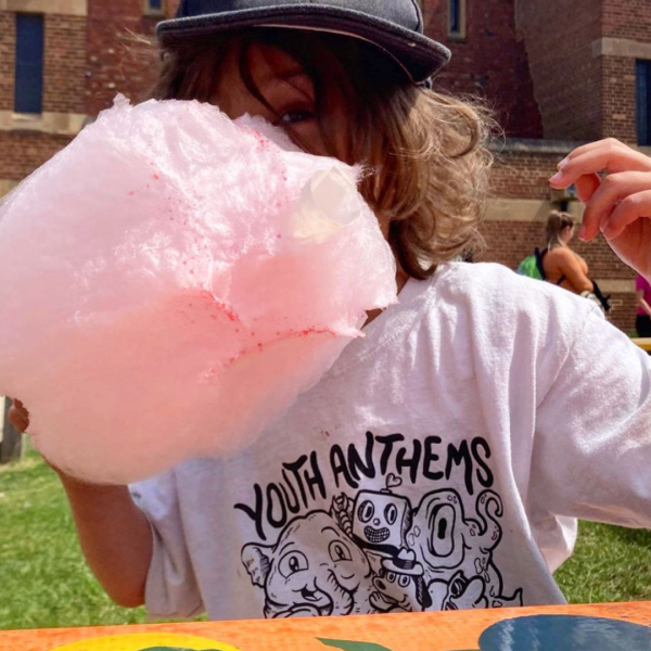 Candy floss in the garden