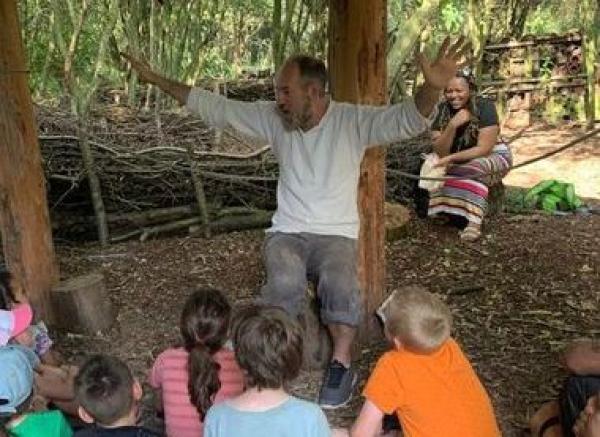 Story telling in the round house