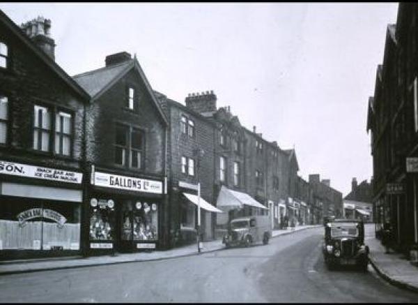 Yeadon high street in 1940