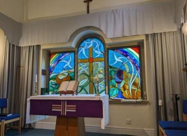 The inside of St Luke's and St Matthew's Lutheran Church