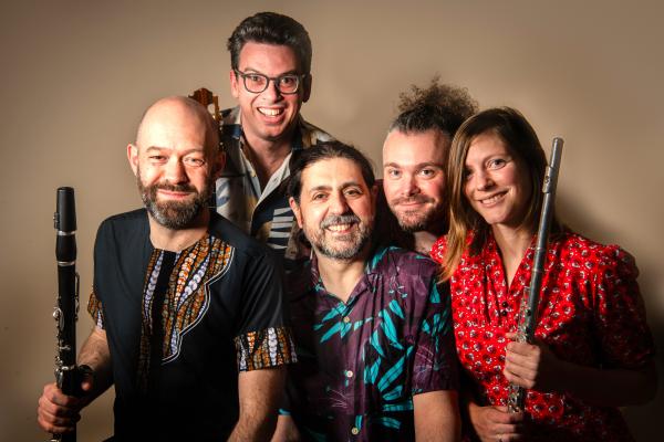 Alvorada band with instruments