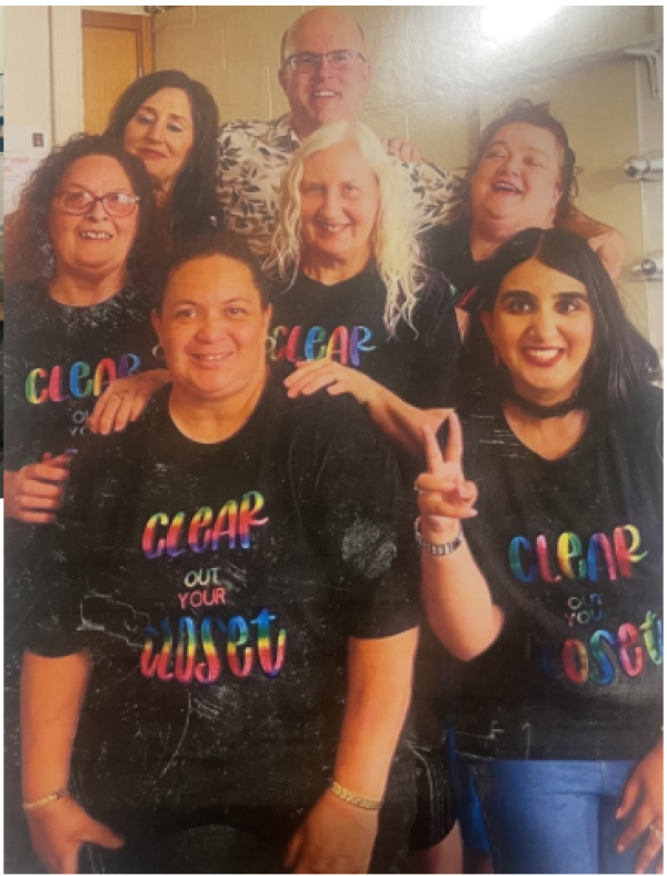 Member of the 'Clear Out Your Closet' project