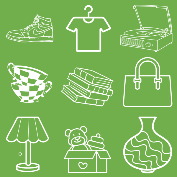 SELECTION OF ITEMS YOU'LL FIND AT THE SALE