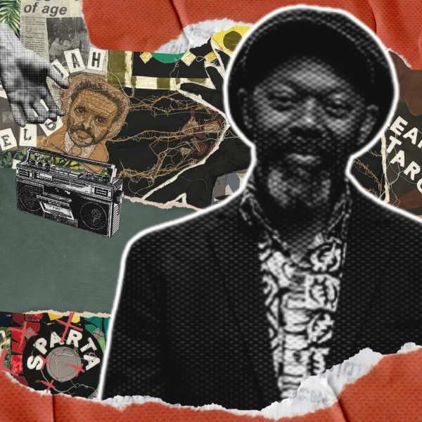 Leeds Music History walk collage with image of host Joe Williams