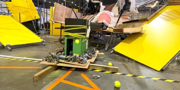 Art installation by Graham Hudson in Dover Street Market