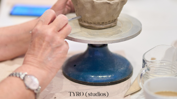 Photo of hand building pottery.