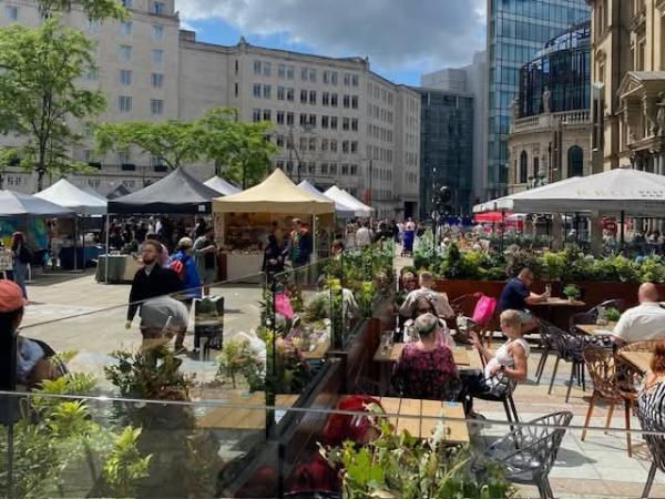 Join Little Bird Made in the heart of the city centre with 30 talented artisan traders showcasing their wares at the City Square Artisan Village. Come and enjoy the summer fun, located right next door to Thor's Tipi.
