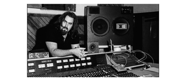 The legendary Arthur Baker in his studio