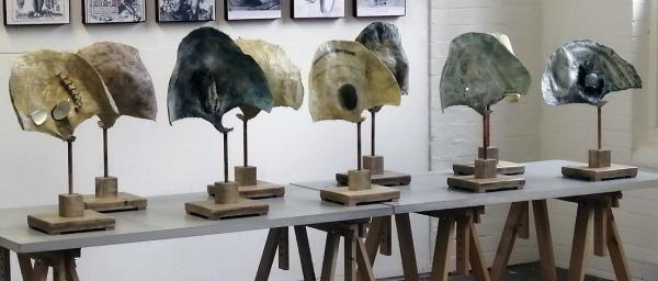 Sculpture from Invisible No More, a group exhibition on menopause at Northlight Arts Centre.