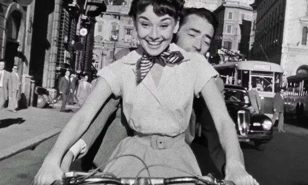 A still from the film "Roman Holiday"