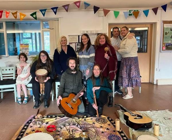 Me and Michael with some of the people who Joined us at Community Connections Leeds