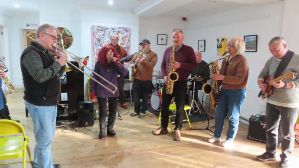 Musicians playing their instruments at Northlight 