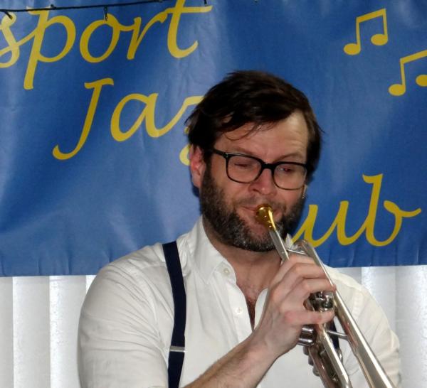 John Scully with trumpet