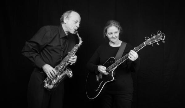 Sax player John Dyson and guitarist Kathy Dyson