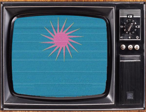 Picture of a television screen