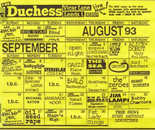 Gig Listing