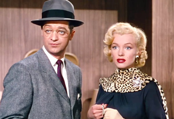 Photo from film - Tommy Noonan and Monroe