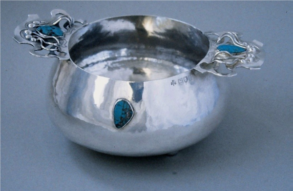A silver bowl from Lotherton House