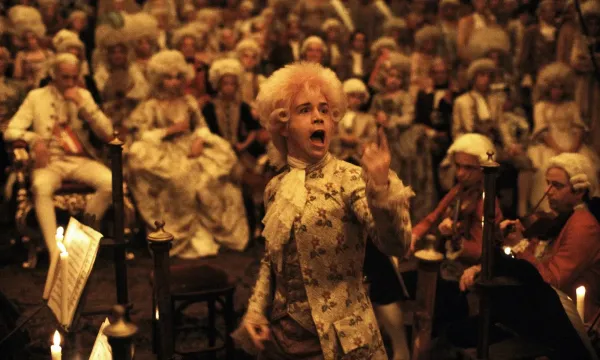 A film still from Amadeus