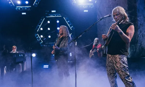 A still from the film "Spinal Tap II The End Continues"