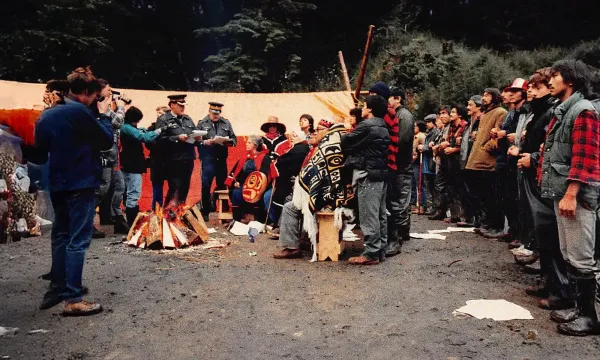 A still from the film 'The Stand'