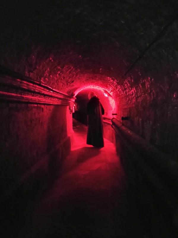 A view through the cellars at Temple Newsam