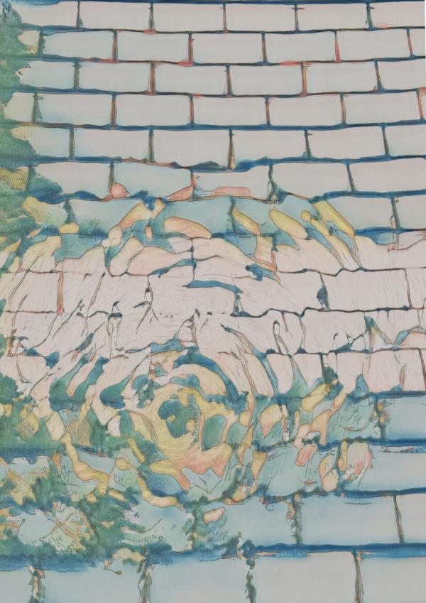Abstract image of pool and tiles