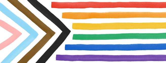 illustration of LGBTQI flag