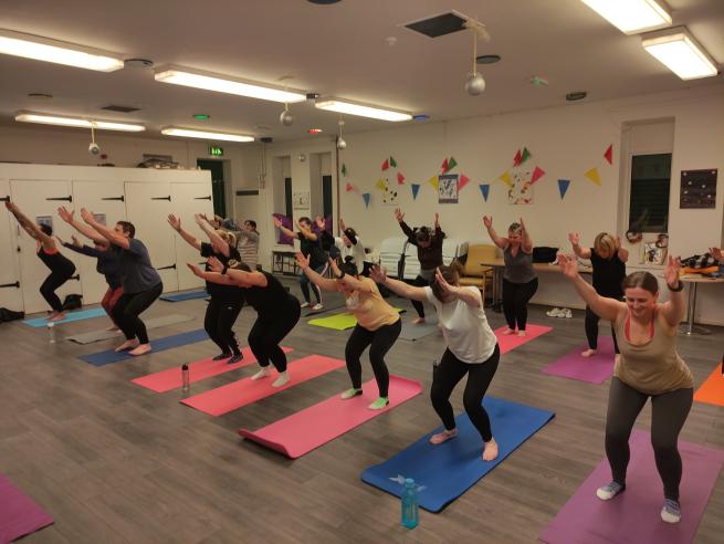 Indoor Vinyasa Yoga Practice 