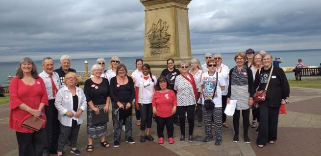 Leeds People's Choir singing at Whitby