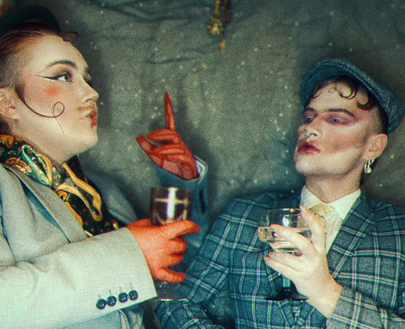 two people in drag