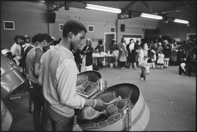 a steel pan band