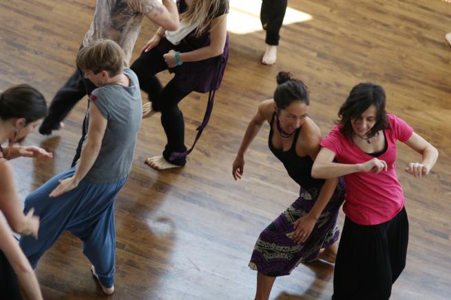 All kinds of bodies and all kinds of movements are welcome at a 5Rhythms® class.