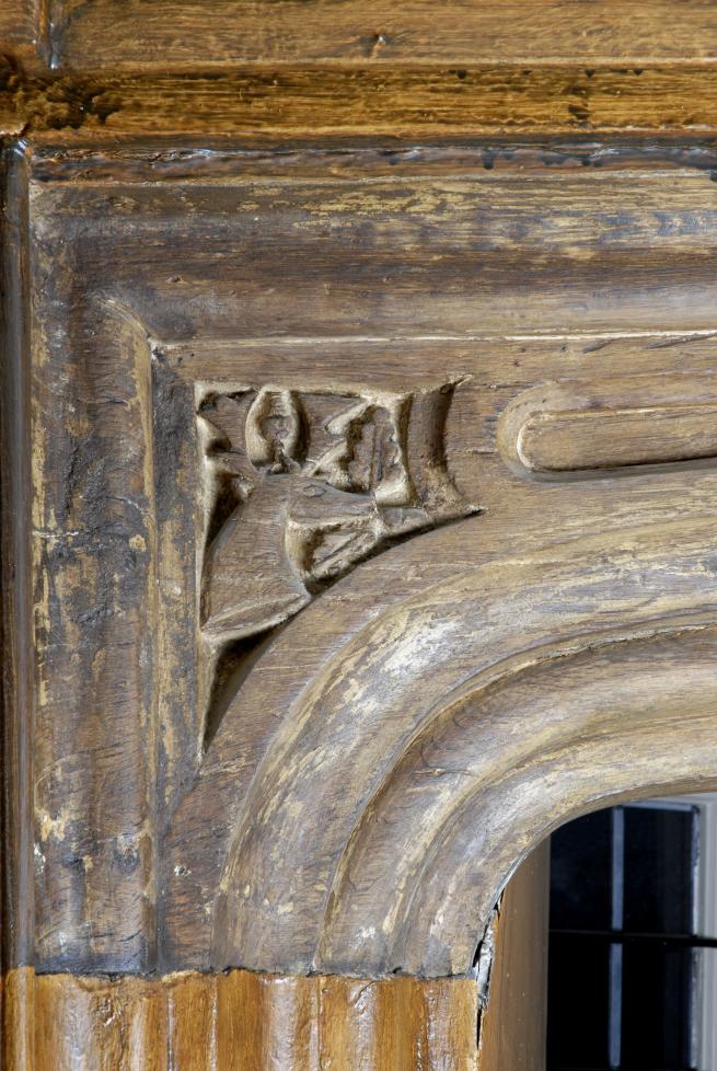 View of Tudor Carving at Temple Newsam