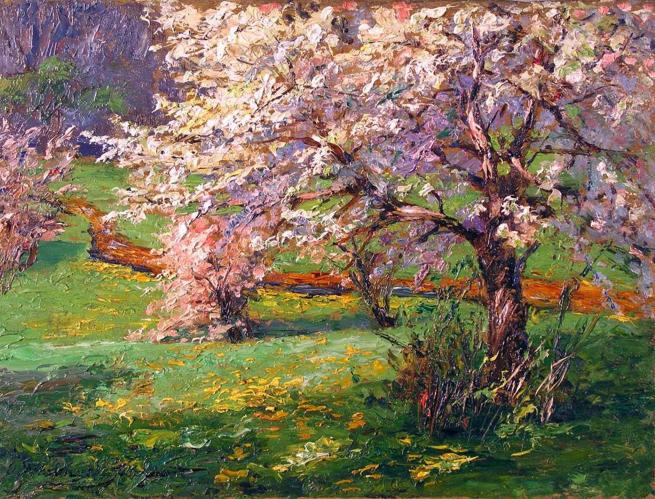 Cherry blossom painting