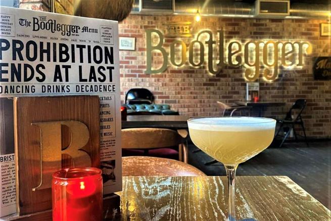 Stock Photo of Bootlegger Bar, Park Row, Leeds