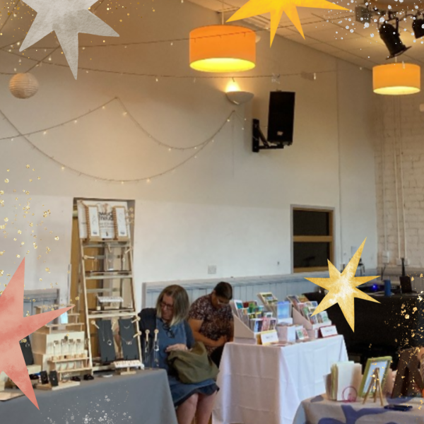 HEART's hall with stallholders