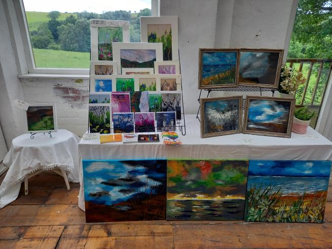This is my display from last year's Open Studios event. A range of pictures, prints and cards.