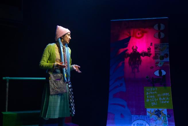 Farah Ashraf (Salima) in Sisters 360. Pic by Tasha Best