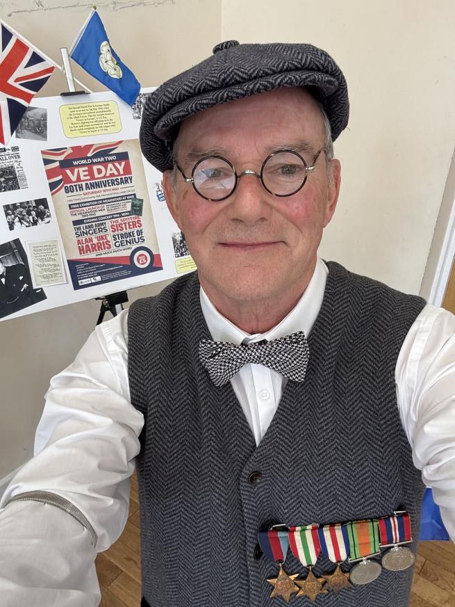 Exhibition organiser Chris Swales