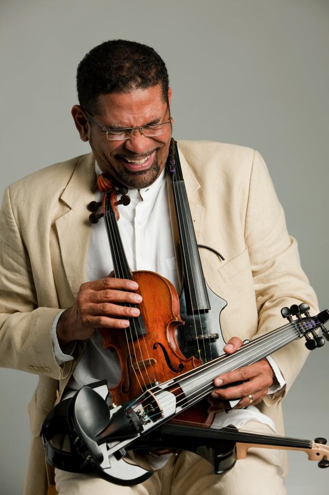 Portrait of Omar with Violins