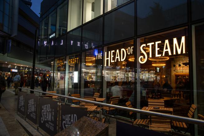 A Public Photograph of Head of Steam, Park Row, Leeds