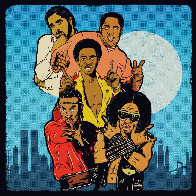 Illustration of the Sugar Hill Gang
