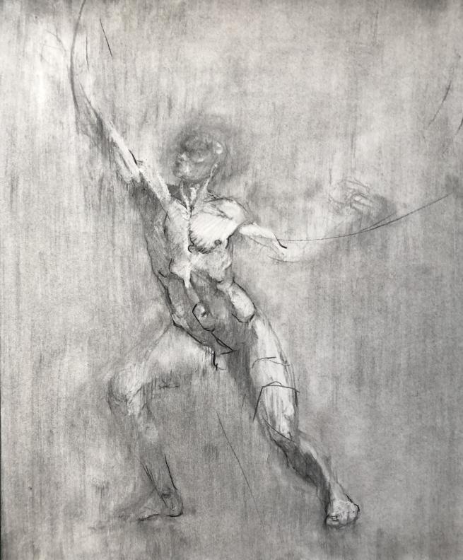 Life Drawing for Northlight Arts Centre 4-Week Course. A charcoal drawing by tutor Boris Cruse.